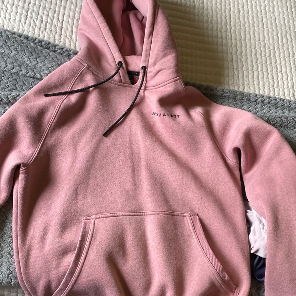 pink size small alphalete hoodie